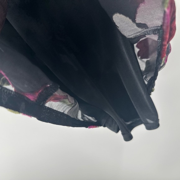 VINTAGE Velvet + Sheer Floral Dress & Jacket Set Size S/XS  Johnny Was - Picture 6 of 6